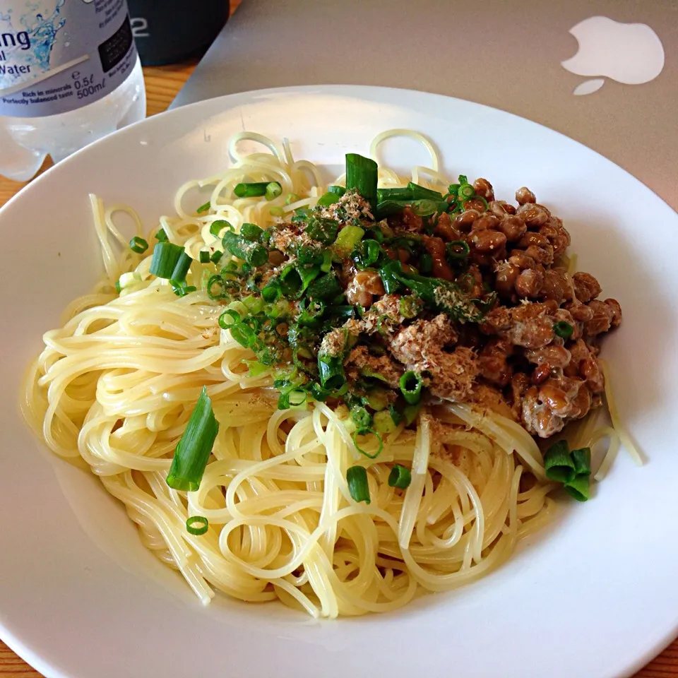 納豆パスタで朝ご飯|Yoko Hayashiさん