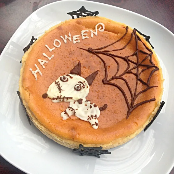 フランケンウィニーのハロウィンチーズケーキ|manacocoさん