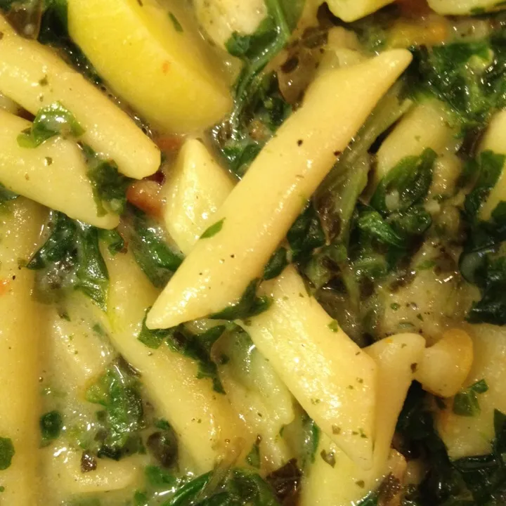 Penne Pasta w/ Spinach & Lemon cream sauce|Curt Chillさん