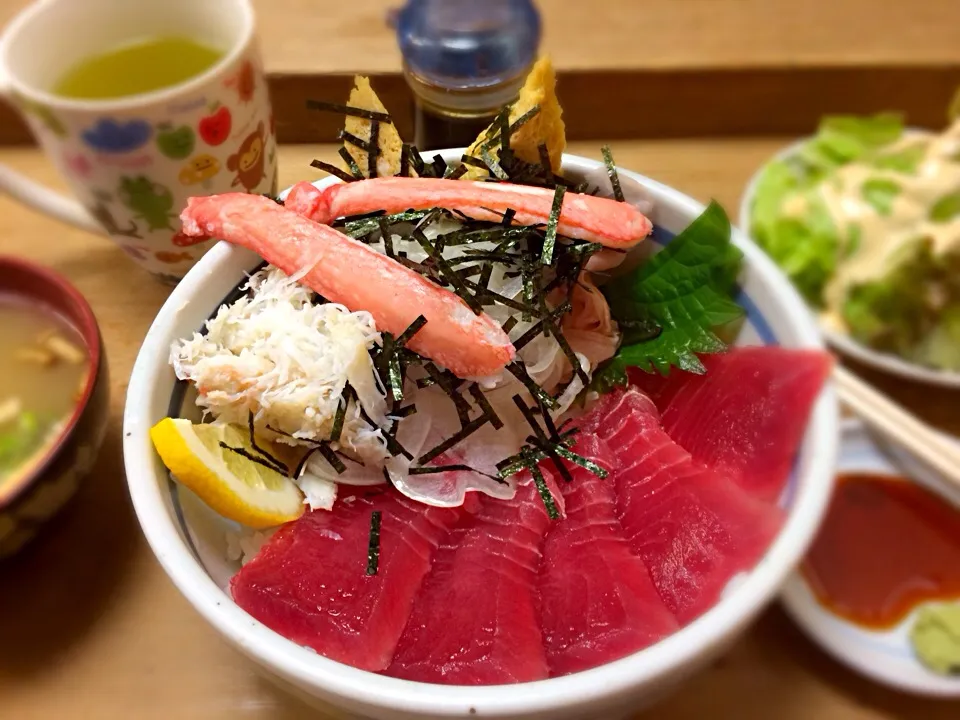 カニマグロ丼|uchikawa hiroshiさん