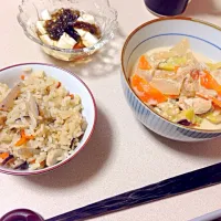 具だくさんシチュー(^ー゜)昨日の残りご飯(^ー゜)|ゆかぽんたさん