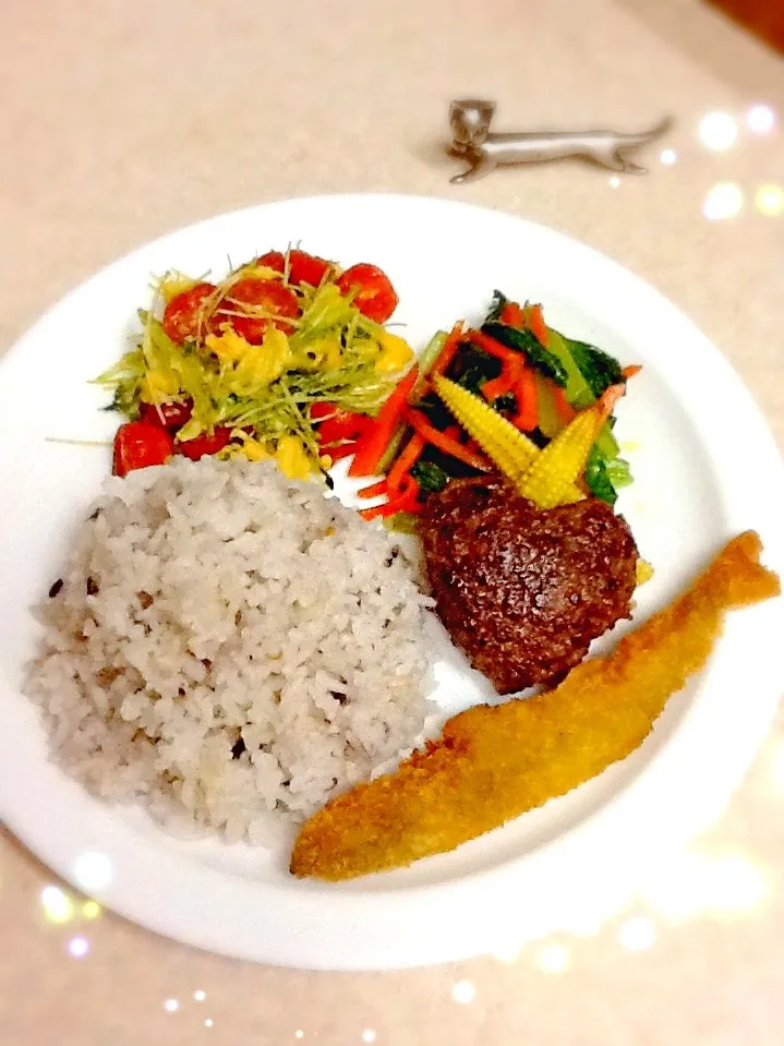 晩ご飯プレート|さとう かおりさん