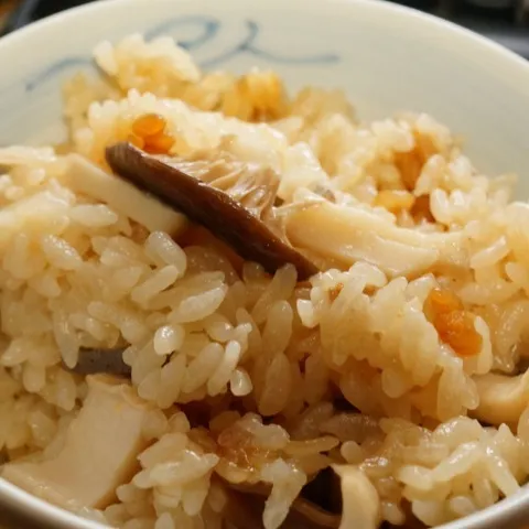 Snapdishの料理写真:Rice cooked with dashi soup, Takikomo-Gohan. 炊き込みご飯|Magoshi YZ250さん