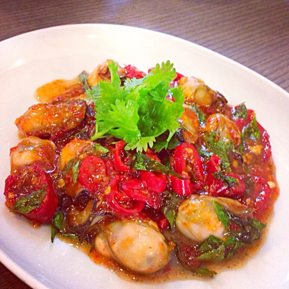 Oysters in chilli! Malaysian style|Yi Ning Limさん