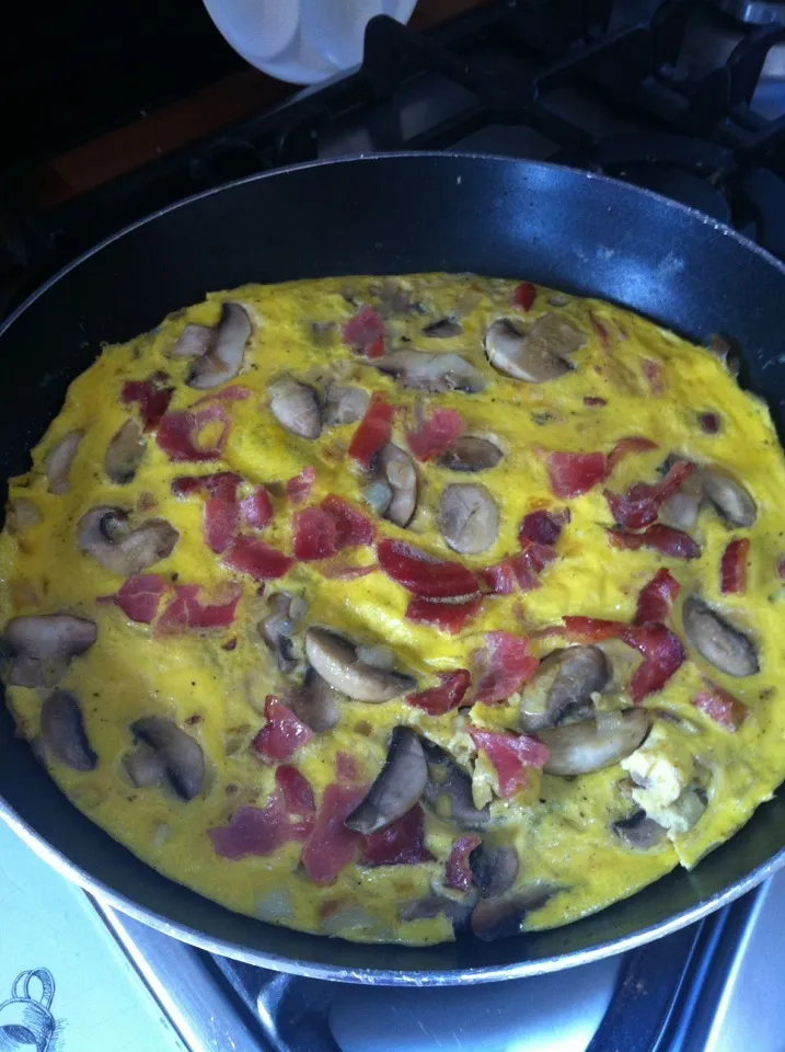 Bacon mushroom omelette|Emma Proe Was Duncalfさん