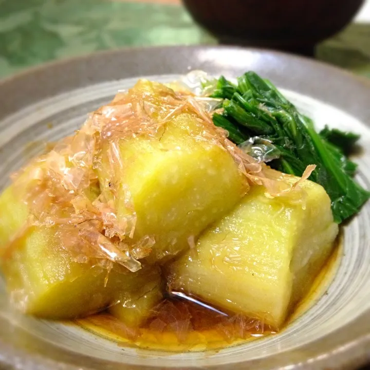 焼き茄子とほうれん草のお浸し|joychanさん