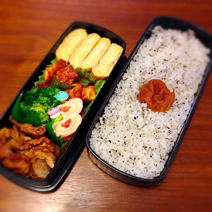 Snapdishの料理写真:久しぶりに旦那様のお弁当♪|りえこさん