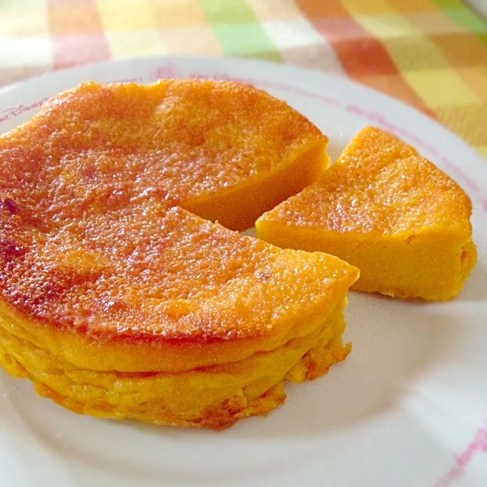 ひろりんサンのかぼちゃプリン風🎃パンプキンケーキ♡|ららさん