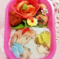 Snapdishの料理写真:パズー&シータ弁当♡