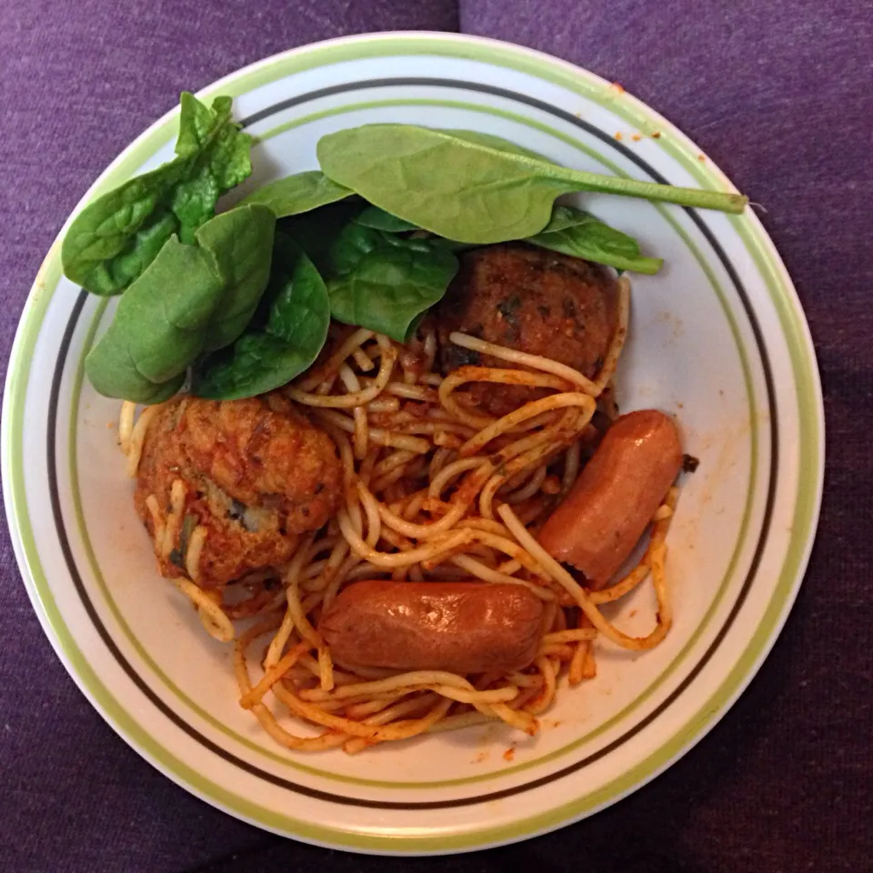 Chicken, pasta, spinach|joie chowさん