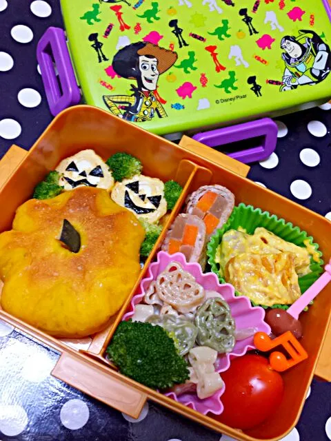 かぼちゃぱん弁当|hamuの母さん