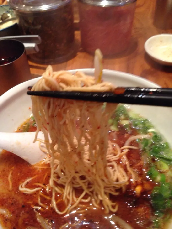 からか麺の麺|中華蕎麦 銀時さん