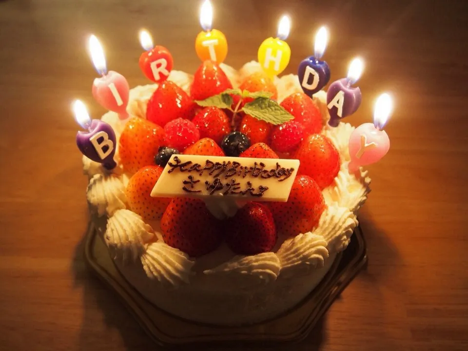 お誕生日ケーキ|りささん