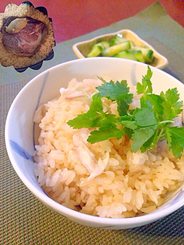 rice cooked with shredded sea bream🍚鯛のあらで鯛飯|🌈Ami🍻さん