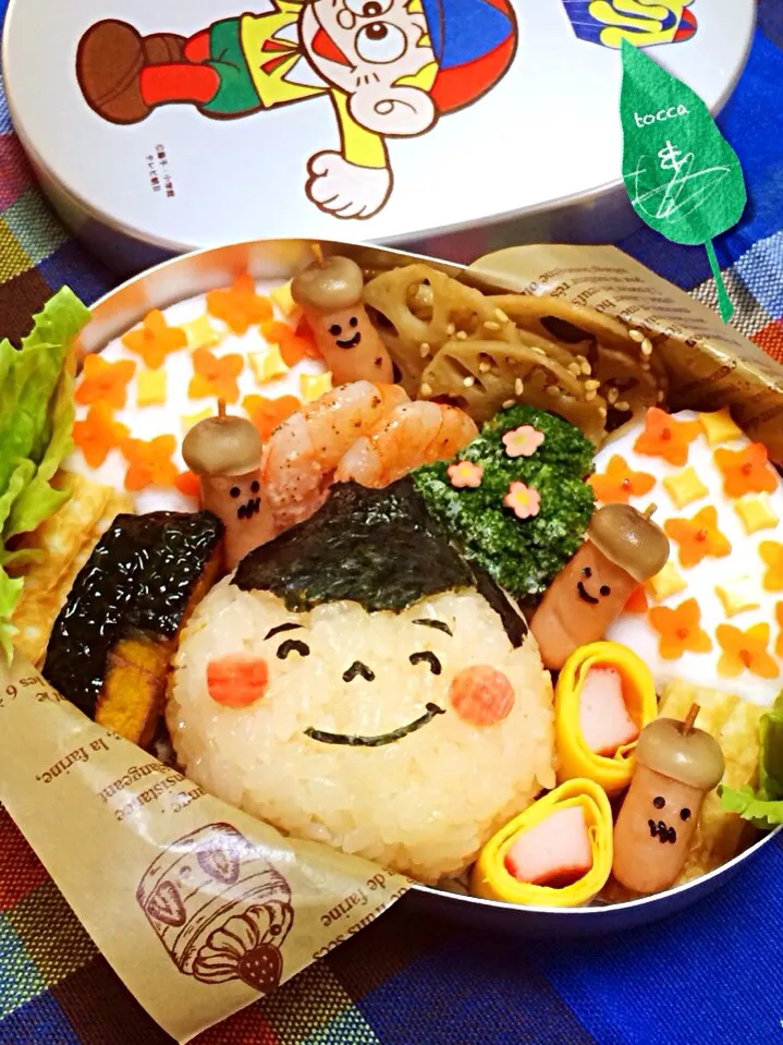 Snapdishの料理写真:*落ち葉ひろい弁当🍂🍁|toccaさん