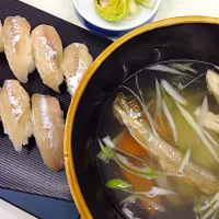 Snapdishの料理写真:ししゃもの寿司|seikoさん