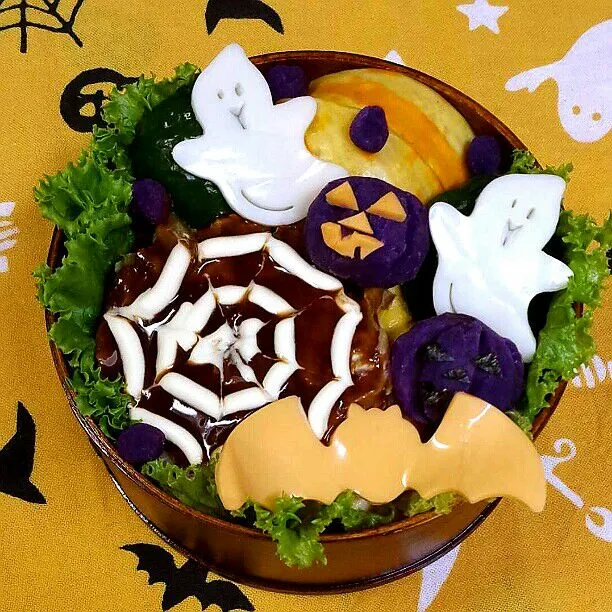 今日のランチ　関西ソウルフードでハロウィン♪|kyujaさん