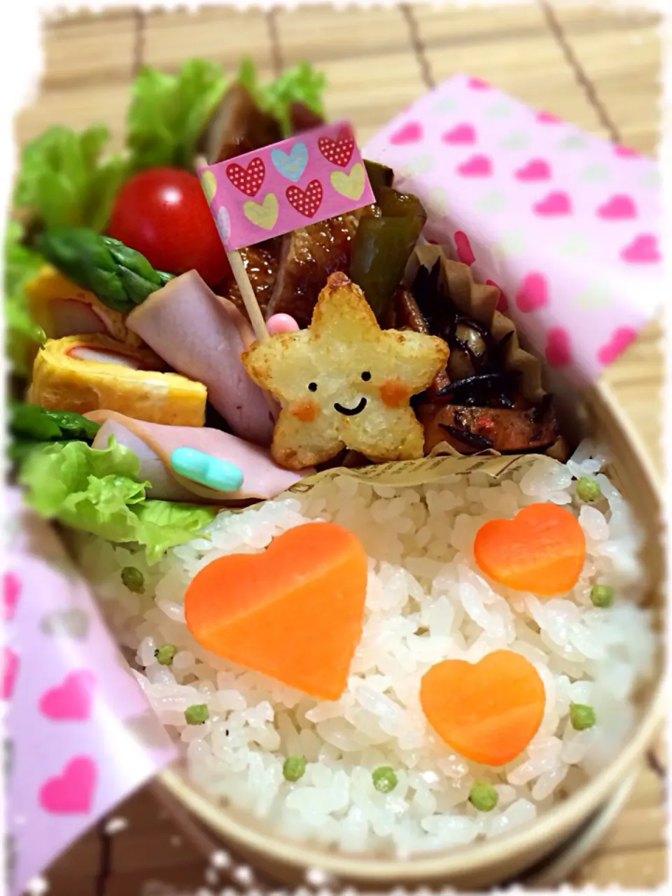 ゆっぴーઈ(◕ั◡◕ั)*ﾟ*♡のお弁当|kumiさん