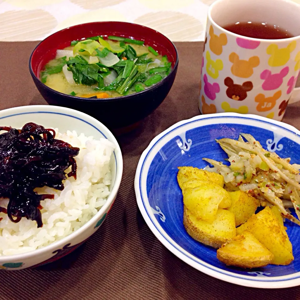 Snapdishの料理写真:しっかり朝ご飯💛10月30日朝ごはん💛|こころさん