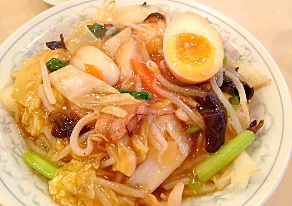 大勝軒の中華丼 味玉入り|ヒロさん