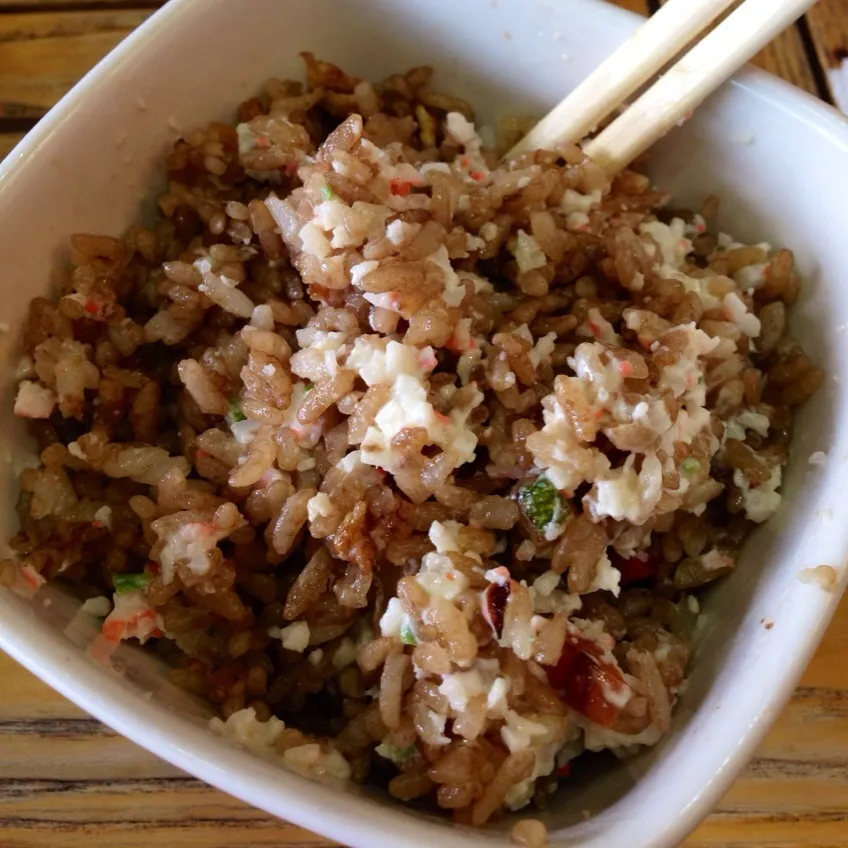 Snapdishの料理写真:Arroz con Verduras y Aderezo Tampico.|Loreleyさん