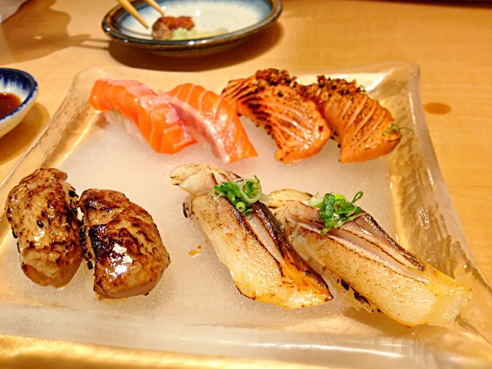 Salmon, foie gras, shime Saba|prissyさん