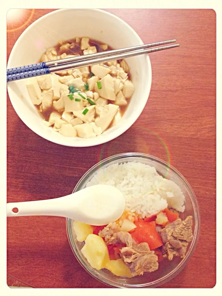 Tofu and tomato potato beef|ritaさん