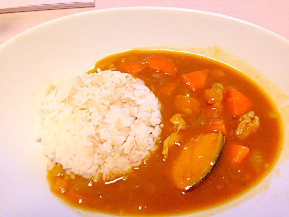 かぼちゃチキンカレー|かさねさん