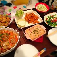 ★ある日の献立★旦那さんバースデースペシャル！！