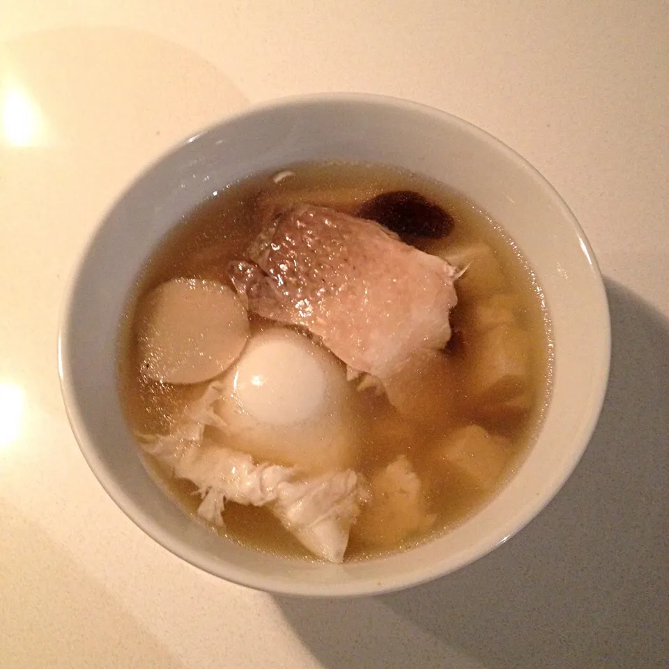 Mushroom Soup with Fish & Egg|Aliceさん