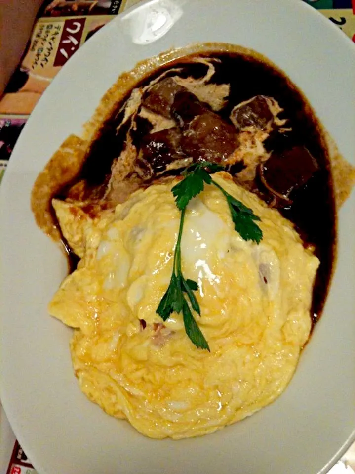 💋Beef Stew Omelets💋|Earth Angelさん