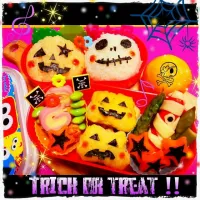 Halloween遠足弁当 ★,+:｡☆.*・+｡|ゆいまんさん