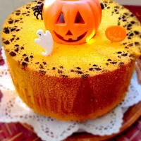 Pumpkin Chiffon cake🎃ﾊﾟﾝﾌﾟｷﾝｼﾌｫﾝｹｰｷ