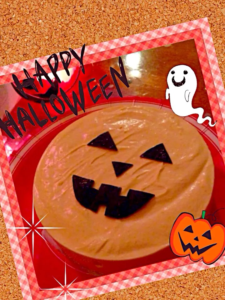 ハロウィン パンプキンレアチーズケーキ|ゆっちん♡さん