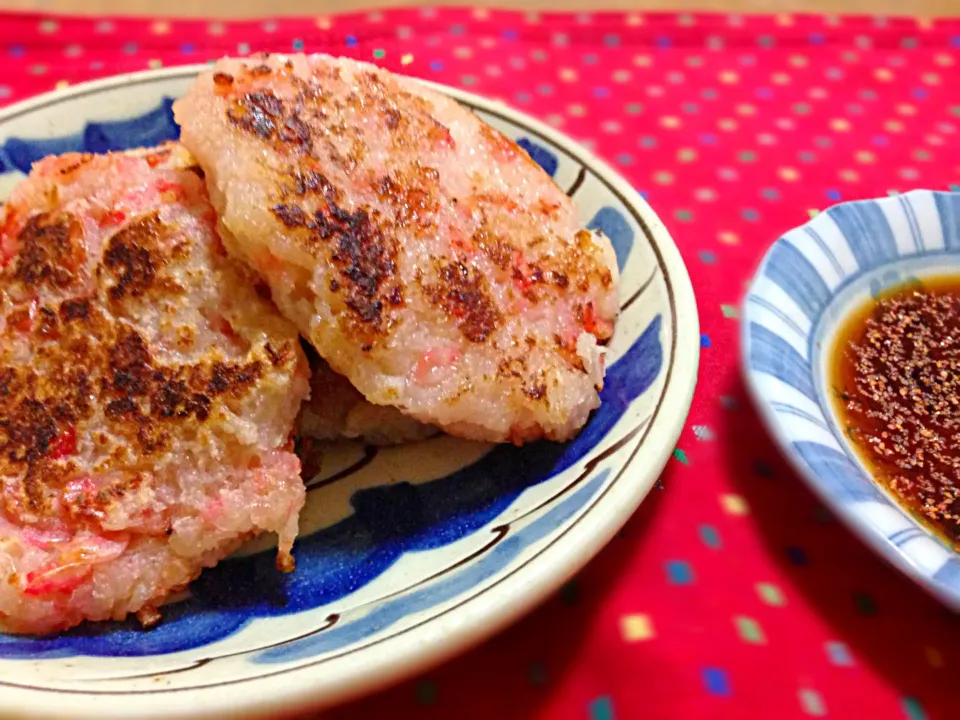 レンコンと桜エビのモチモチ焼き|まやんさん