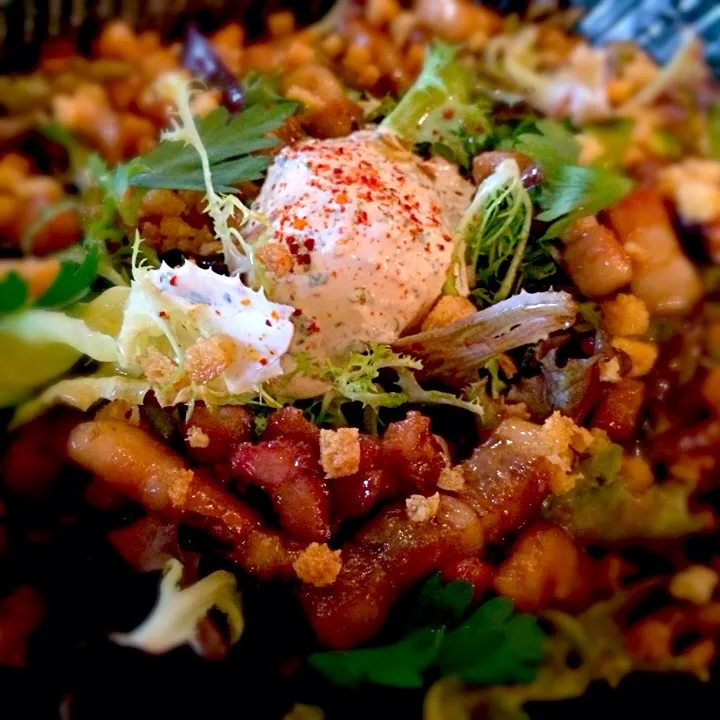 Pork Belly Salad with Poached Egg|Doris Wong 🐰さん