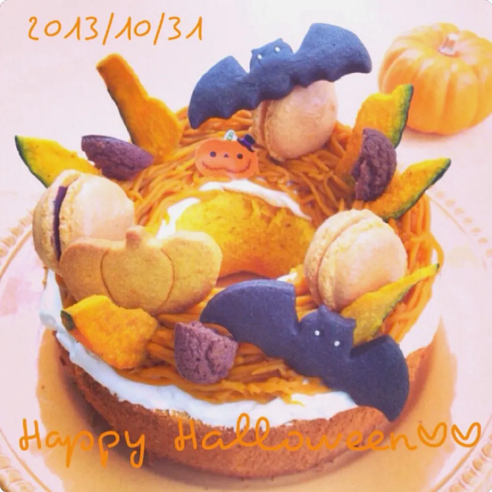 ハロウィンのパンプキン🎃シフォンケーキ♪|akiko♡さん