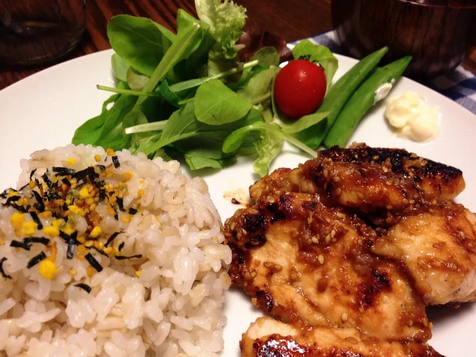 鶏胸肉の味噌焼き♪|もこさん