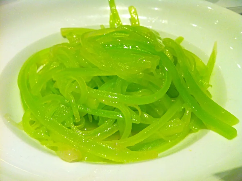 Sautéed shredded lettuce shoots|skyblueさん