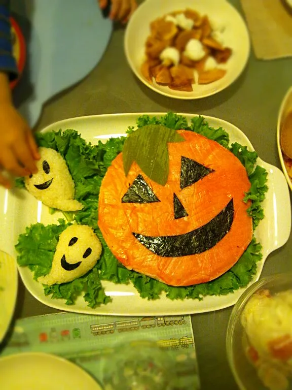 Snapdishの料理写真:ます寿司でハロウィン|チヒロさん