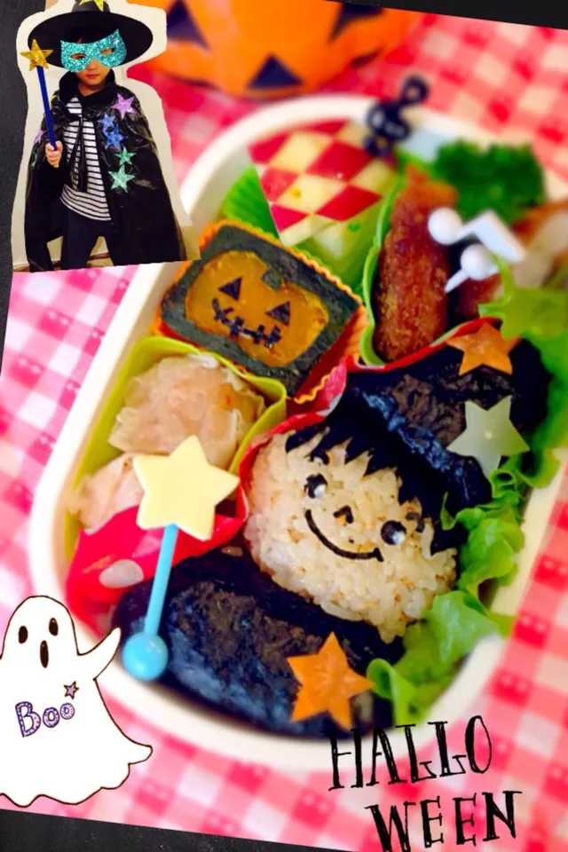 幼稚園チビ男子弁当。ハロウィン|eguchiさん