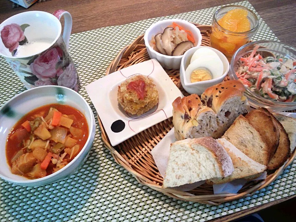 パン好きさんの朝ご飯☆|なぎママさん