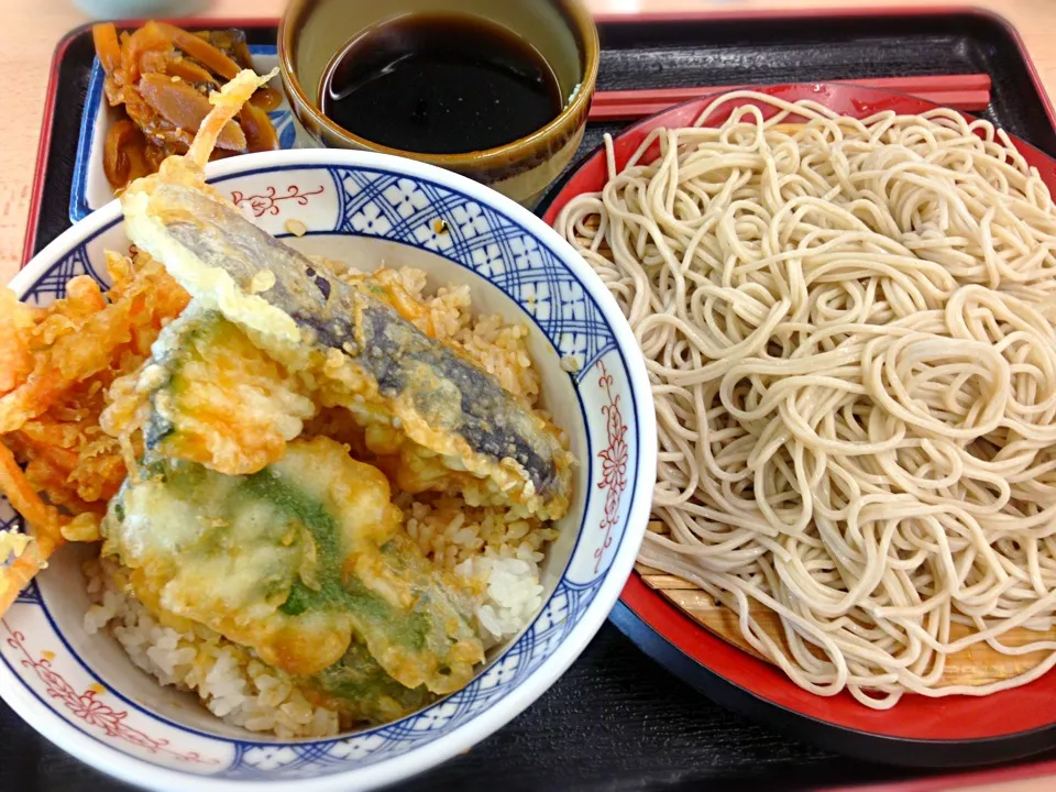 味奈登庵・日替り 野菜天丼セット 今日は500円！|ゆうじ.さん