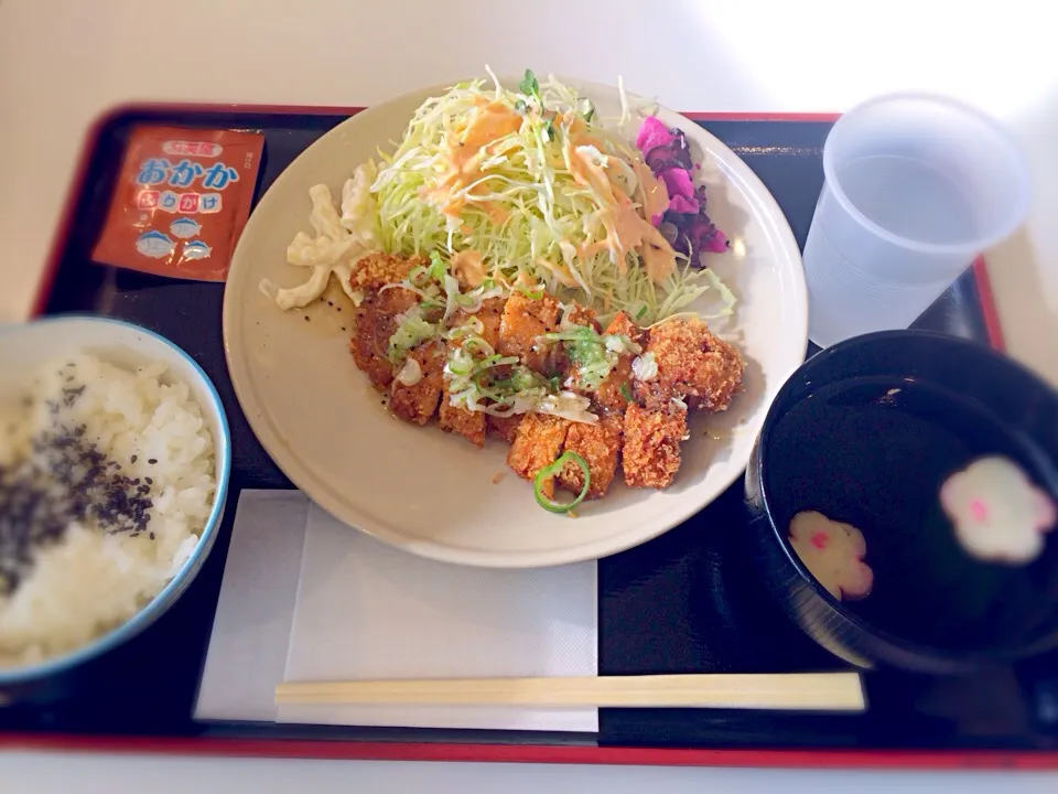 チキンカツネギ塩タレ定食|Johnnyさん