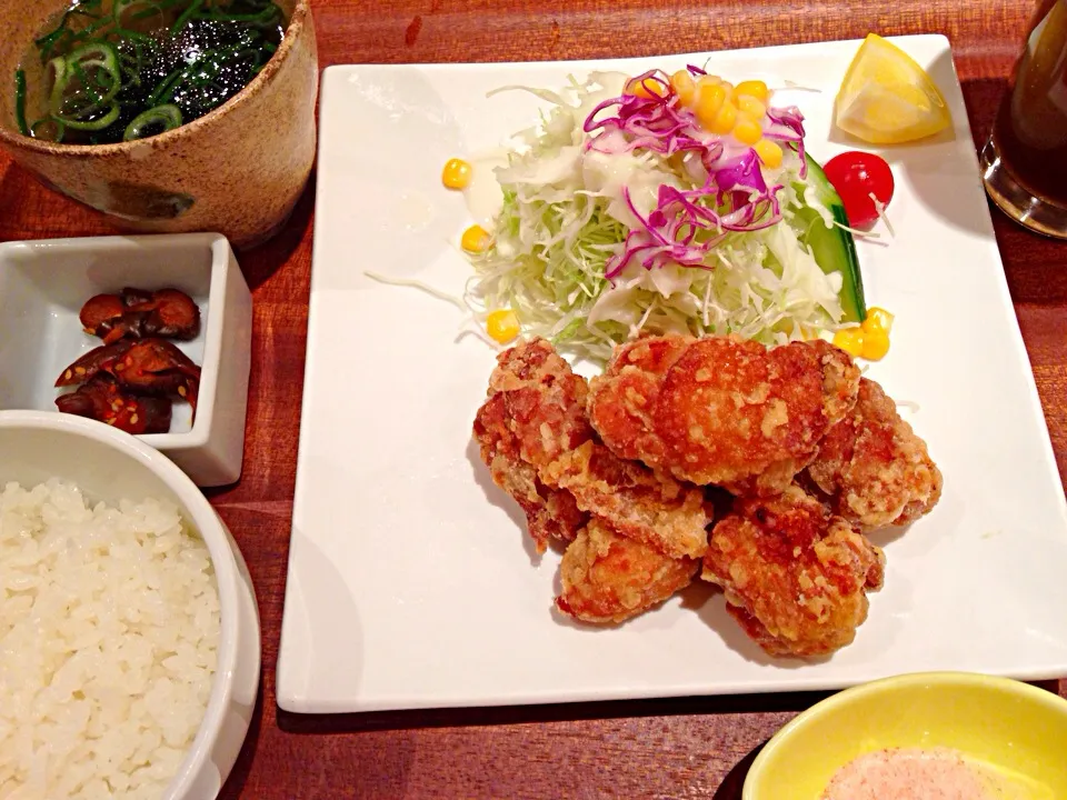 鳥の唐揚げ定食|サリーさん