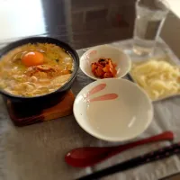 キムチ豆乳鍋 うどん|KAMIさん