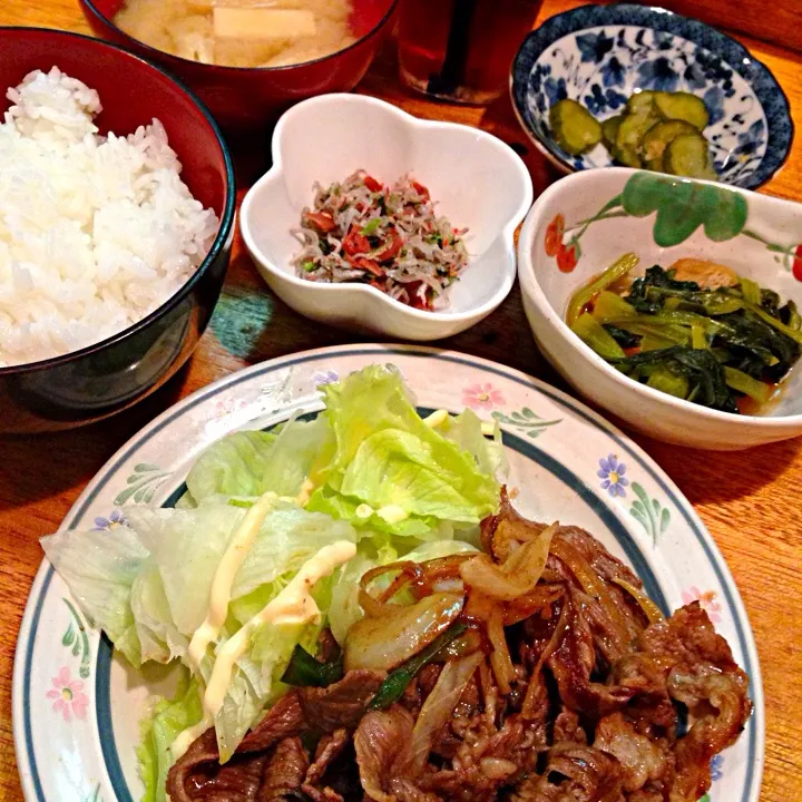 焼肉定食|よ～さん