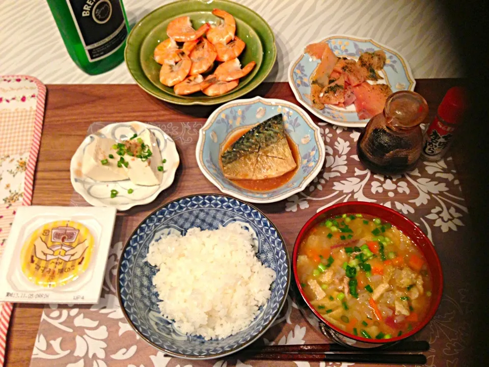 カップラーメン食べてから三時間後の晩御飯w|ちびさん