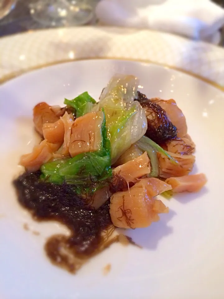 Braised conpoy with black moss n lettuce|Mak Toniさん