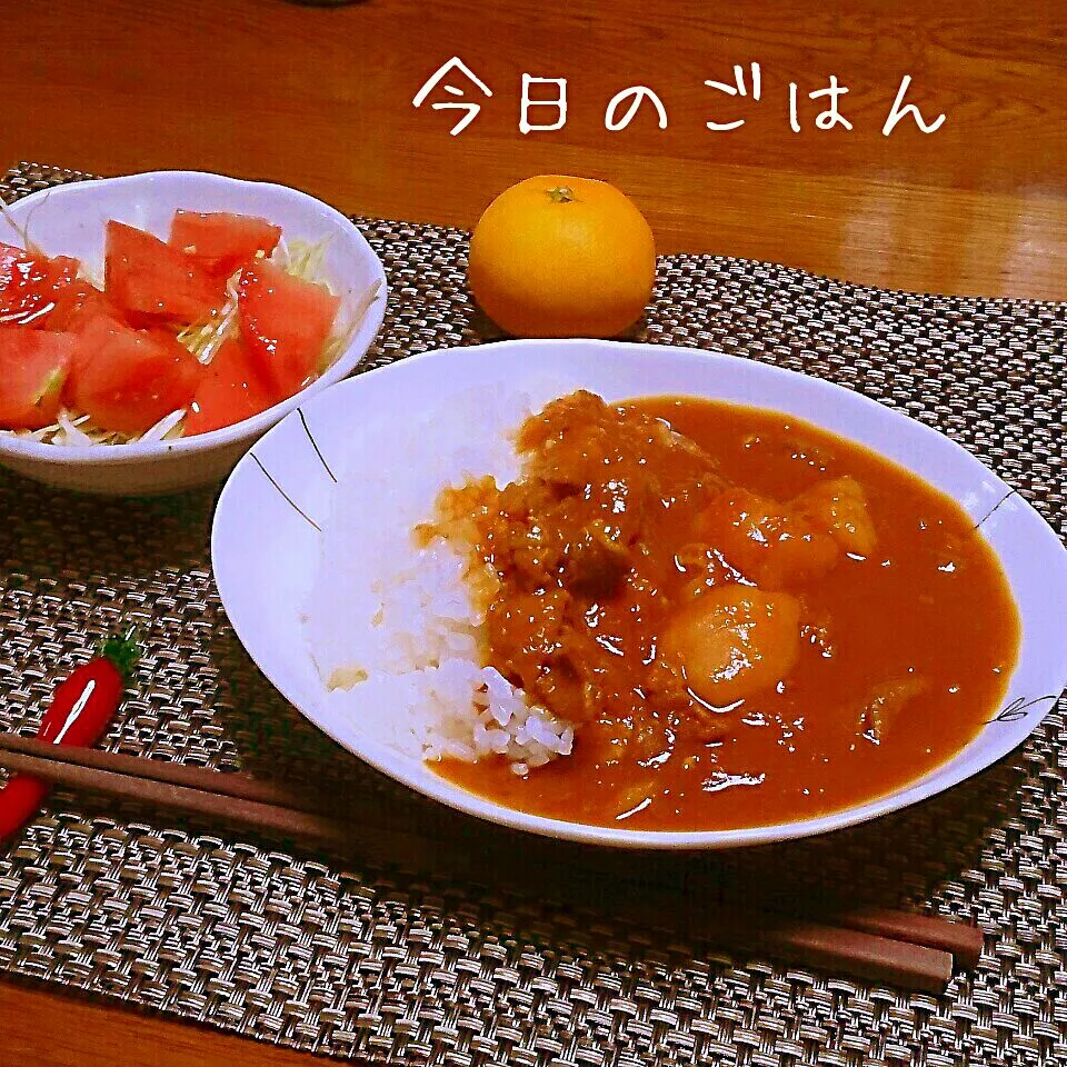 一晩寝かせた豚バラカレー(*´ー｀*)|シェリリンさん